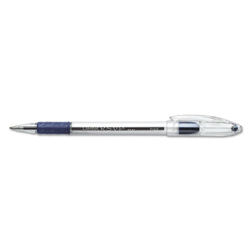Pentel® R.s.v.p. Ballpoint Pen, Stick, Fine 0.7 Mm, Blue Ink, Clear-blue Barrel, Dozen freeshipping - TVN Wholesale